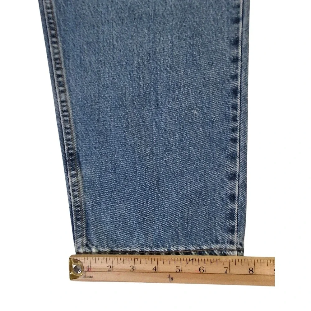 Vintage 90s Levis 560 Loose Fit Tapered Leg Orange Tab Jeans Mens 38x30 Blue USA